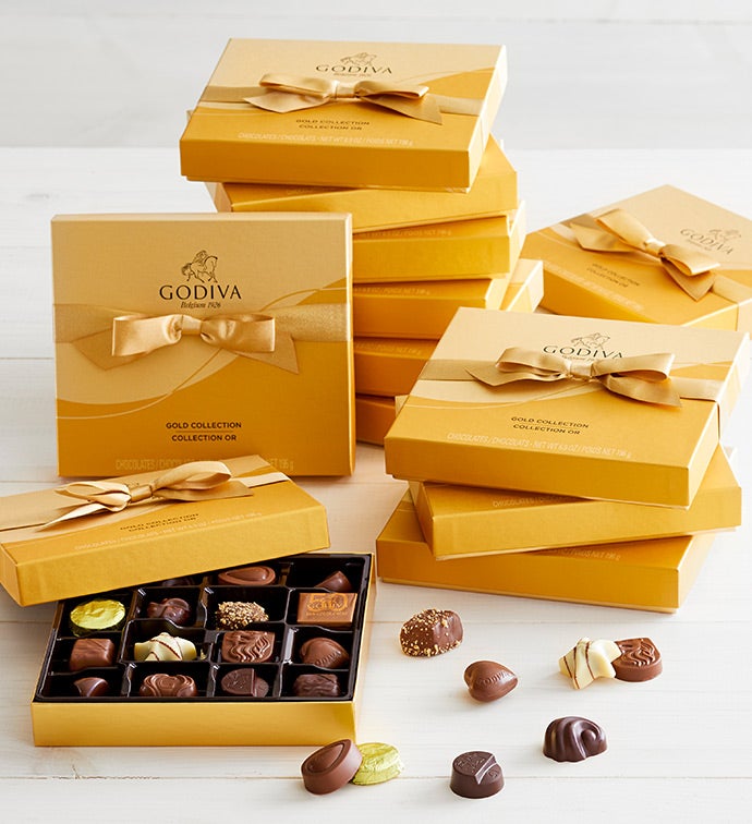 Godiva Gold Ballotin Chocolate Box 19pc - 12Pack